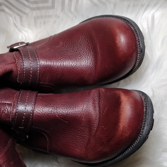 Earth Origins Penelope brown leather boots sz 7W. - Picture 9 of 15
